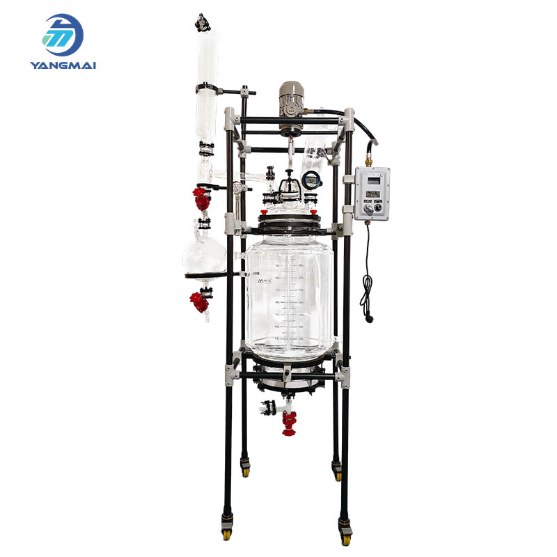 Glass Reactor For Solids Handling