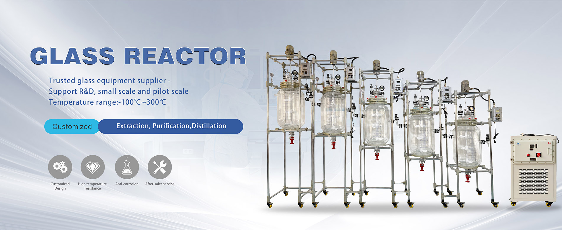 Glass reactor Manufacturer