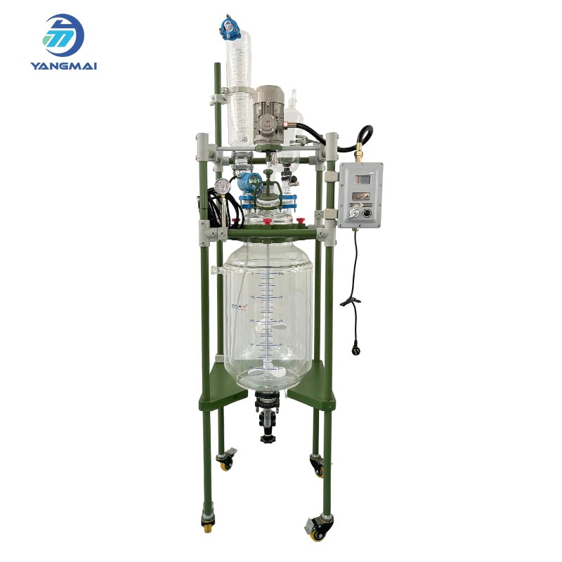 Exploring the Durability and Precision of Our 50L PTFE-Coated Double-Layer Glass Reactor