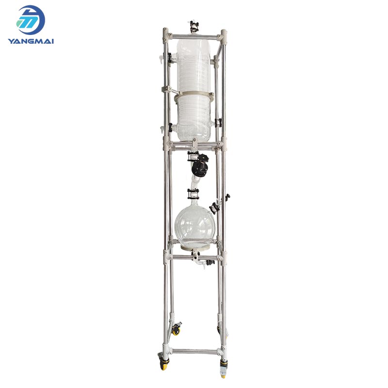 Glass Coil Condenser with Receiving Bottle