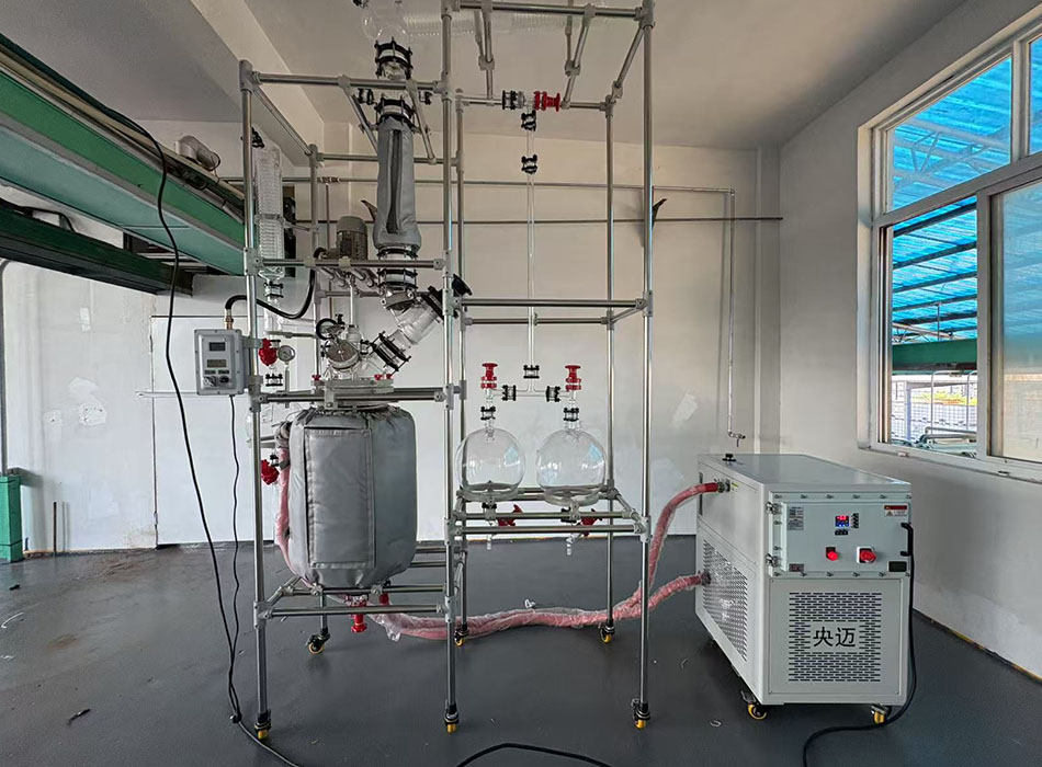 100L Glass Reactor for Pilot Experiment 100L Glass Reactor for Pilot Experiment