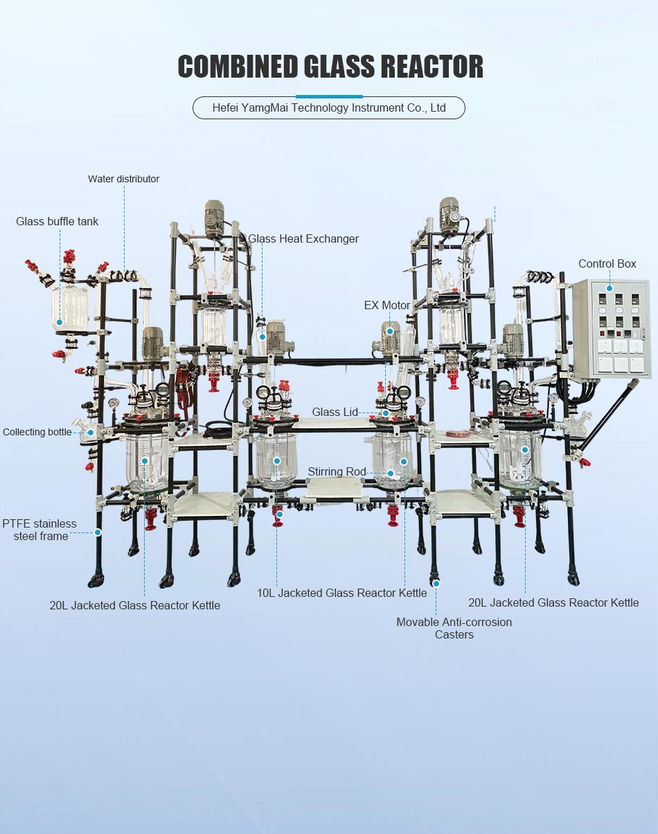 Combined Glass Reactor System Combined Glass Reactor System