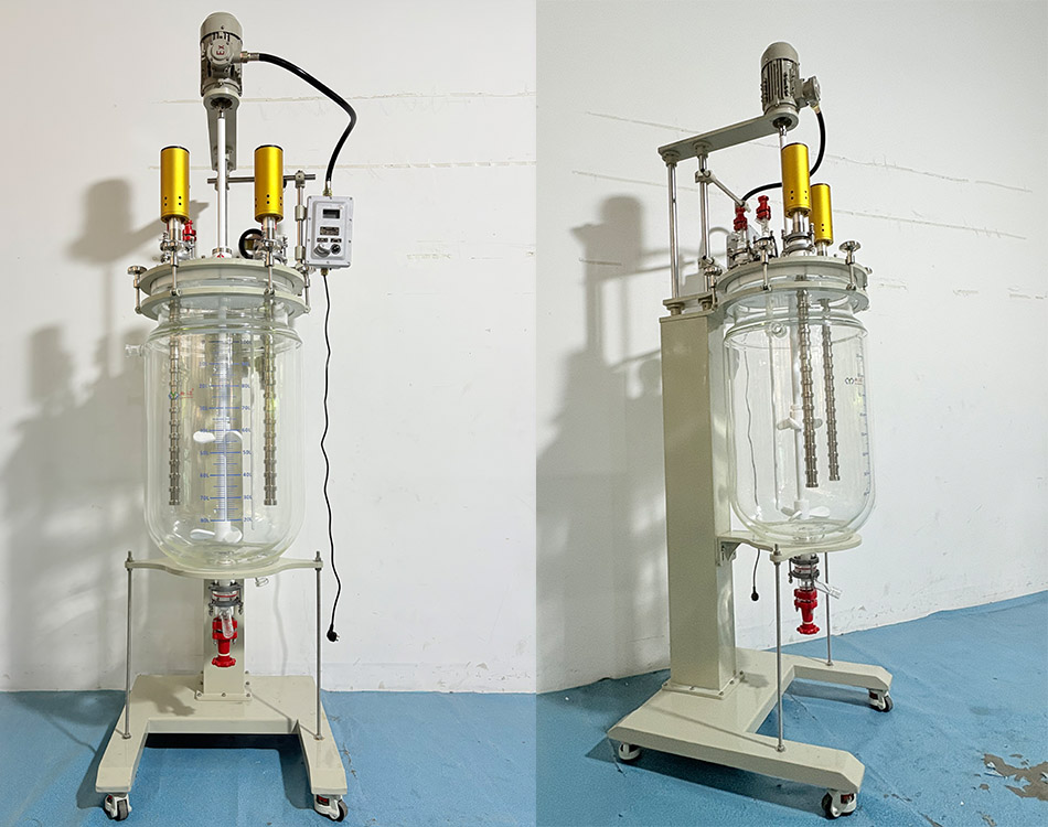 Visible reaction chamber Reflux and distillation apparatus