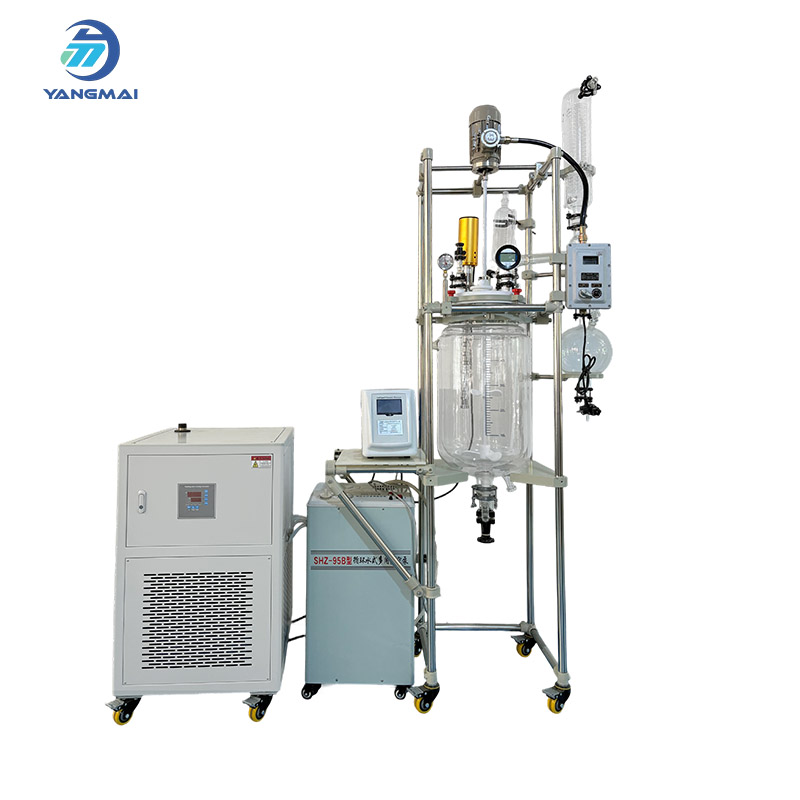 Application of Ultrasonic Homogenizer in Glass Reactor