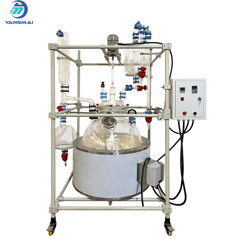200L Single Layer Spherical Glass Reactor