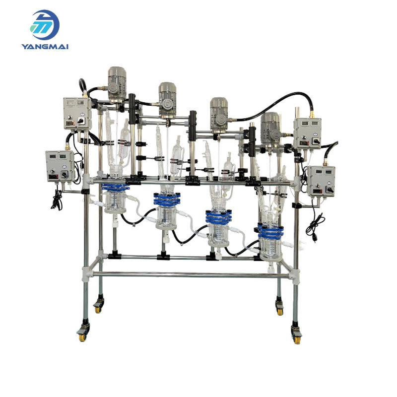 Multi-Position Overflow Glass Reactor System for Parallel Chemical Experiments
