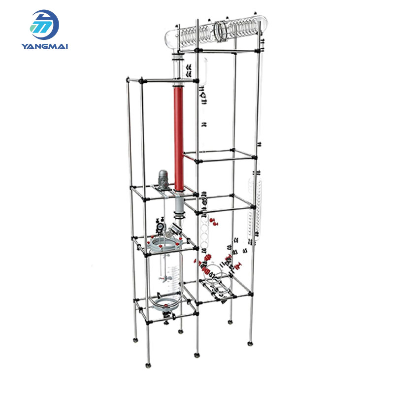 Glass Distillation Column for Pharmaceutical Intermediates Separation and Purification
