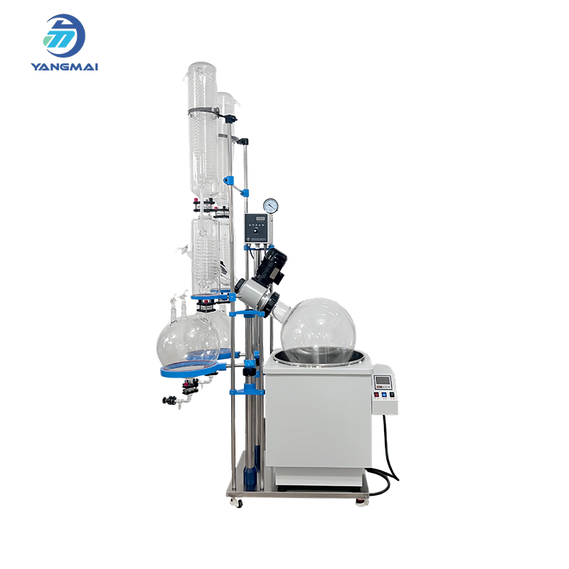50L Rotary Evaporator with Dual Condenser for Solvent Recovery and Laboratory Concentration